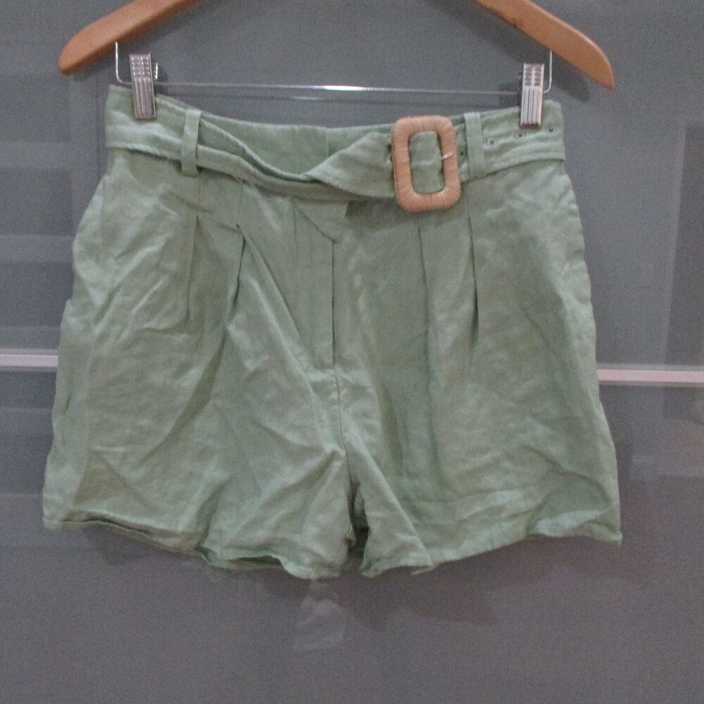 Mango Belted Shorts
